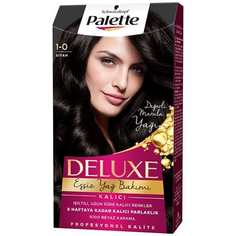 Palette Deluxe 1-0 Siyah Saç Boyası