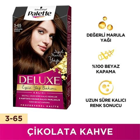 Palette Deluxe Saç Boyası 3-65 Çikolata Kahve