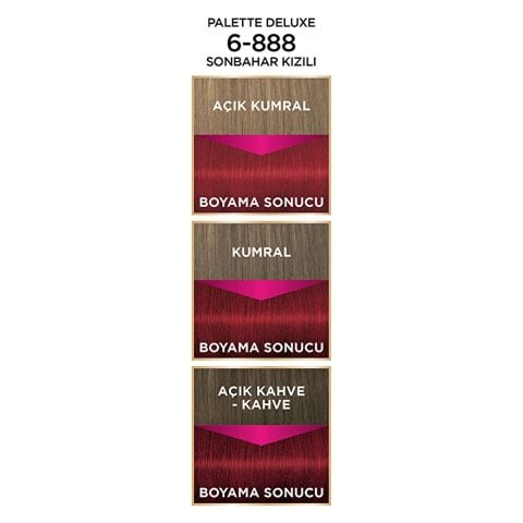 Palette Deluxe Saç Boyası Yakut Kızılı 6-888