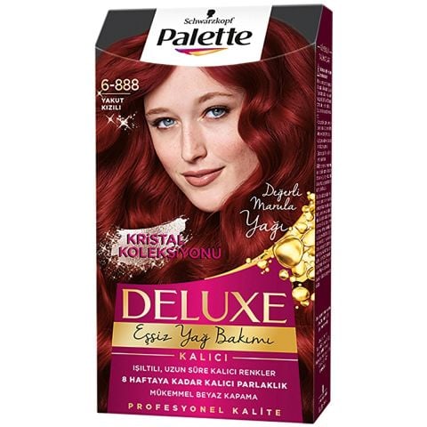 Palette Deluxe Saç Boyası Yakut Kızılı 6-888