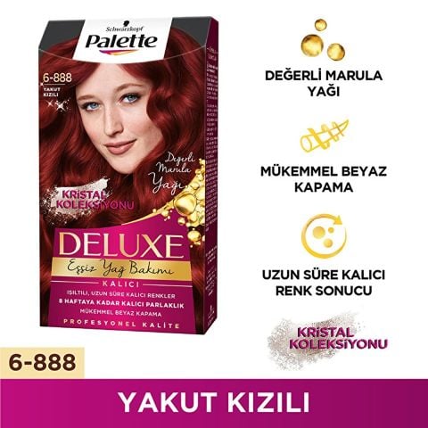 Palette Deluxe Saç Boyası Yakut Kızılı 6-888