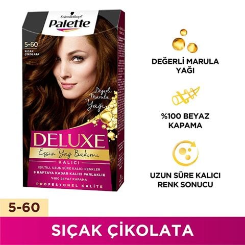 Palette Deluxe Saç Boyası 5-60 Sıcak Çikolata