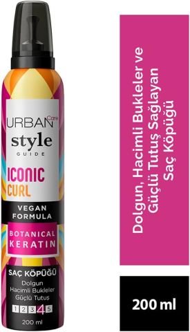 Urban Care Style Guide Iconic Curl Saç Köpüğü 200 ml