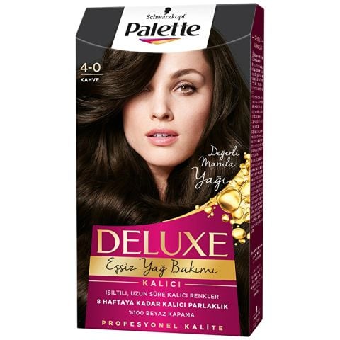 Palette Deluxe Saç Boyası Kahve No: 4-0 50 ml