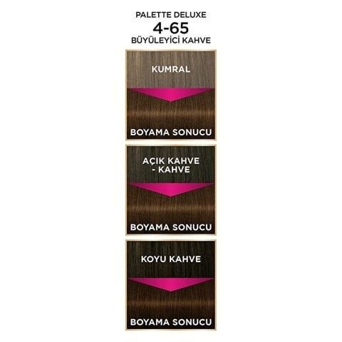 Palette Deluxe Saç Boyası 4-65 Büyüleyici Kahve