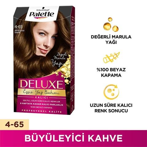 Palette Deluxe Saç Boyası 4-65 Büyüleyici Kahve