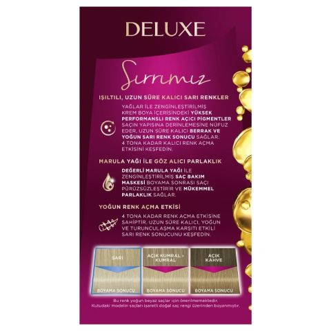 Palette Deluxe Eşsiz Yağ Bakımı Saç Boyası Küllü Açık Sarı 10-1