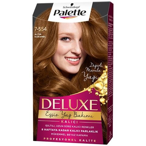 Palette Deluxe Saç Boyası Altın Karamel No: 7-554 50 ml