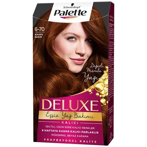 Palette Deluxe Kahve Bakır 6-70 Saç Boyası