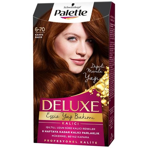 Palette Deluxe Kahve Bakır 6-70 Saç Boyası