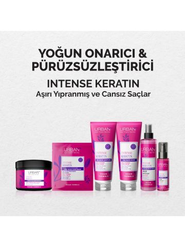 Urban Care Intense Keratin Aşırı Yıpranmış Cansız Saçlara Özel Sıvı Saç Bakım Kremi 200 ml