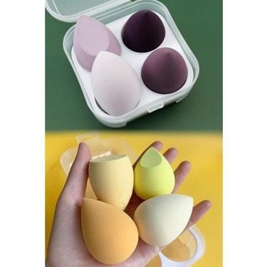 Müjgan 4 lü Makyaj Süngeri Kutulu