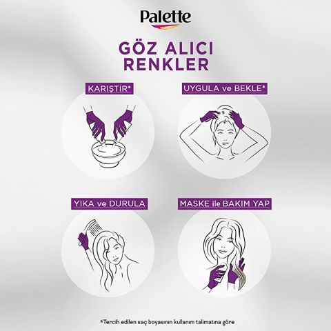Palette Göz Alıcı Renkler 7-77 Yoğun Bakır