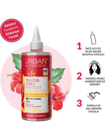 Urban Care Hibiscus ve Shea Butter Micellar Şampuan 340 ml