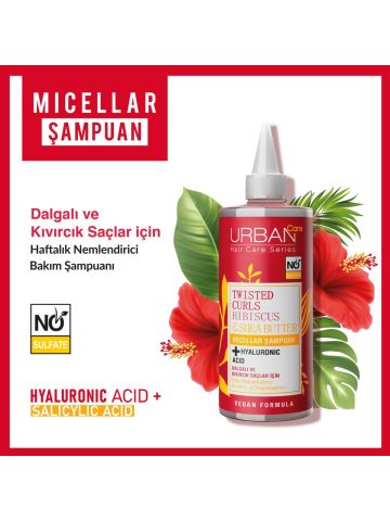 Urban Care Hibiscus ve Shea Butter Micellar Şampuan 340 ml