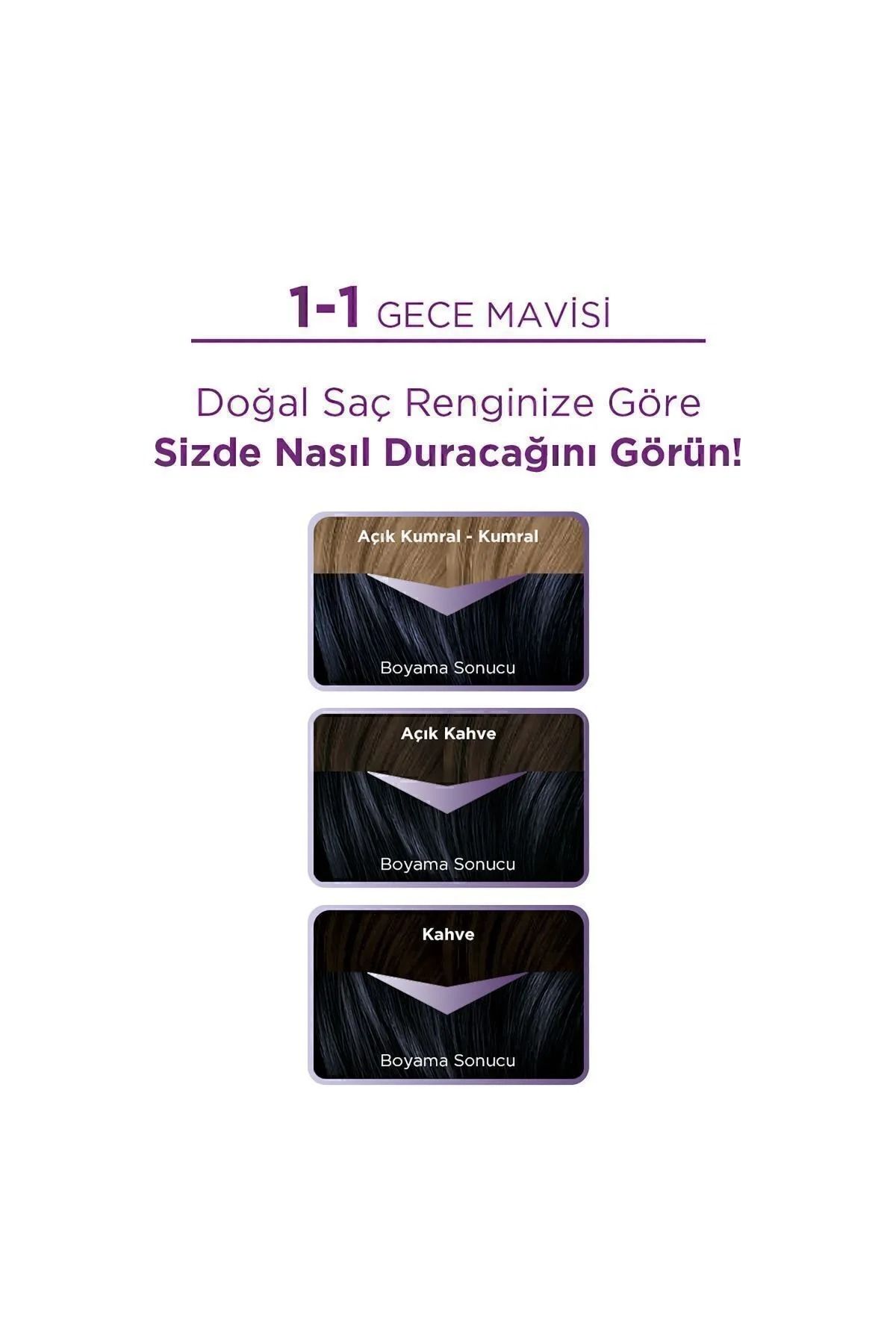 Palette Göz Alıcı Renkler No:1/1 Gece Mavisi