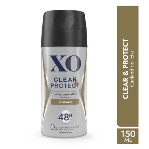 Xo Clear & Protect Erkek Deodorant 150 Ml