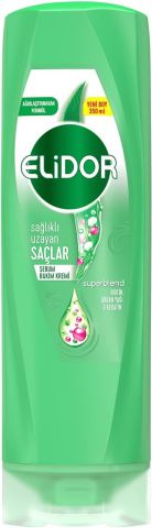Elidor Superblend Sağlıklı Uzayan Saçlar Serum Saç Bakım Kremi Biotin Argan Yağı & Keratin 350 ml