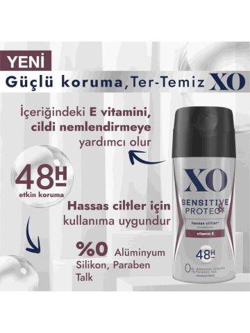 Xo Sensitive & Protect Erkek Deodorant 150mL