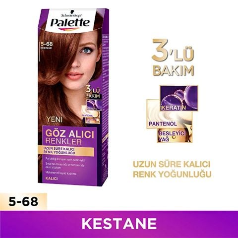 Palette Göz Alıcı Renkler 5-68 Kestane Saç Boyası