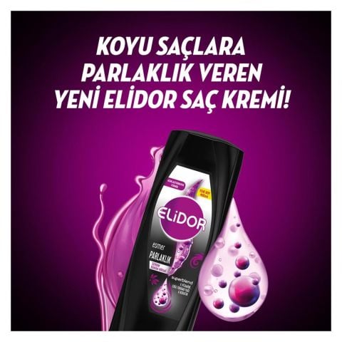 Elidor Esmer Parlaklık Serum Saç Bakım Kremi 400 ML
