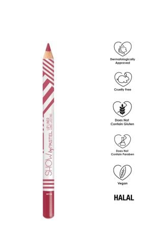 Pastel Show By Pastel Lip Liner Long Lasting Dudak Kalemi Latte No:204