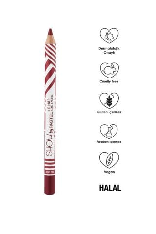 Pastel Show By Pastel Lip Liner Long Lasting Dudak Kalemi Latte No:208