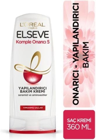 L’Oréal Paris Elseve Komple Onarıcı 5 Yapılandırıcı Bakım Kremi 360 ml