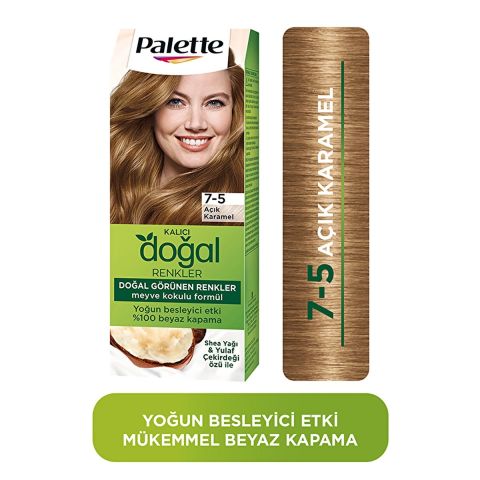 Palette Saç Boyası Doğal Renkler 7-5 Açık Karamel