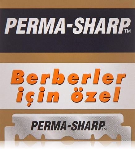 Perma Sharp Yarım Ustura Jilet 100'Lü Berberler İçin Özel