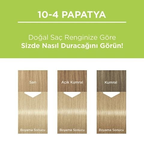 Palette Kalıcı Doğal Renkler Saç Boyası 10-4 Papatya