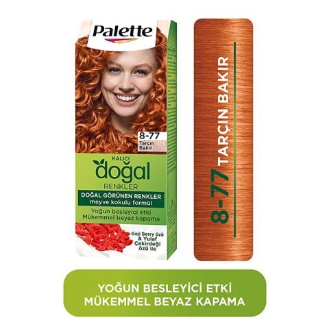 Palette Kalıcı Doğal Renkler Saç Boyası 8-77 Tarçın Bakır