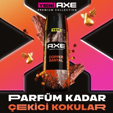 Axe Premium Collection Copper Santal Erkek Sprey Deodorant 150 ml