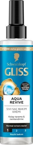 Gliss Sıvı Saç Kremi Aqua Revive 200 ml