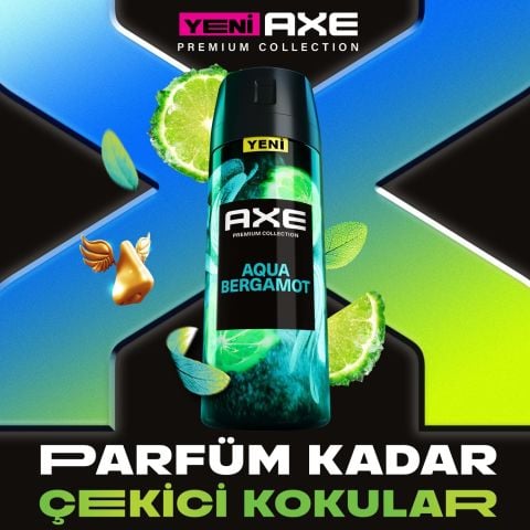 Axe Premium Collection Aqua Bergamot Erkek Sprey Deodorant 150 ml