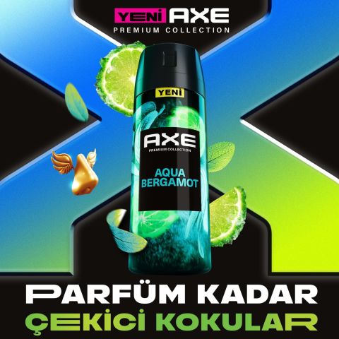 Axe Premium Collection Aqua Bergamot Erkek Sprey Deodorant 150 ml
