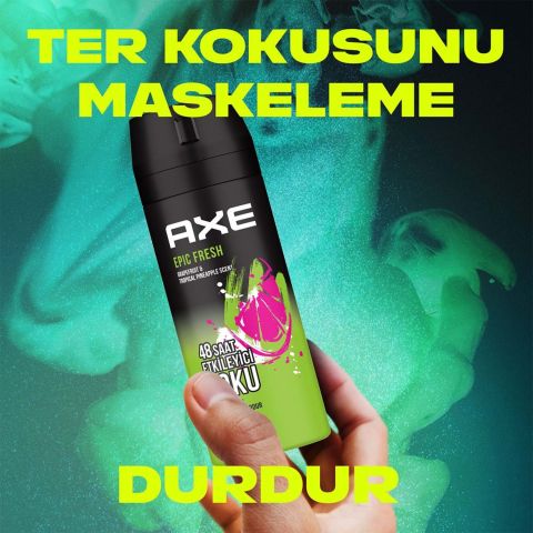 Axe Epic Fresh Erkek Deodorant & Bodyspray 48 Saat Etkileyici Koku 150 mL