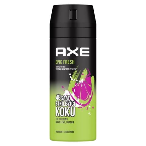 Axe Epic Fresh Erkek Deodorant & Bodyspray 48 Saat Etkileyici Koku 150 mL