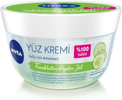 NIVEA Yüz Bakım Ferahlatıcı Hydro Gel Yüz Kremi 100 Ml - Kozmoyol