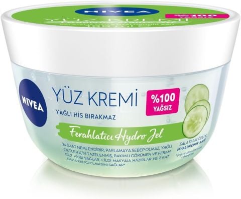 NIVEA Yüz Bakım Ferahlatıcı Hydro Gel Yüz Kremi 100 Ml