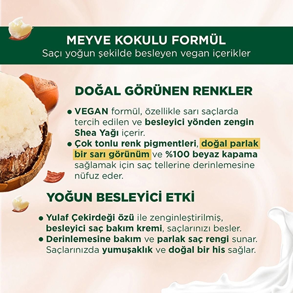 Palette Kalıcı Doğal Renkler Saç Boyası 7-0 Kumral