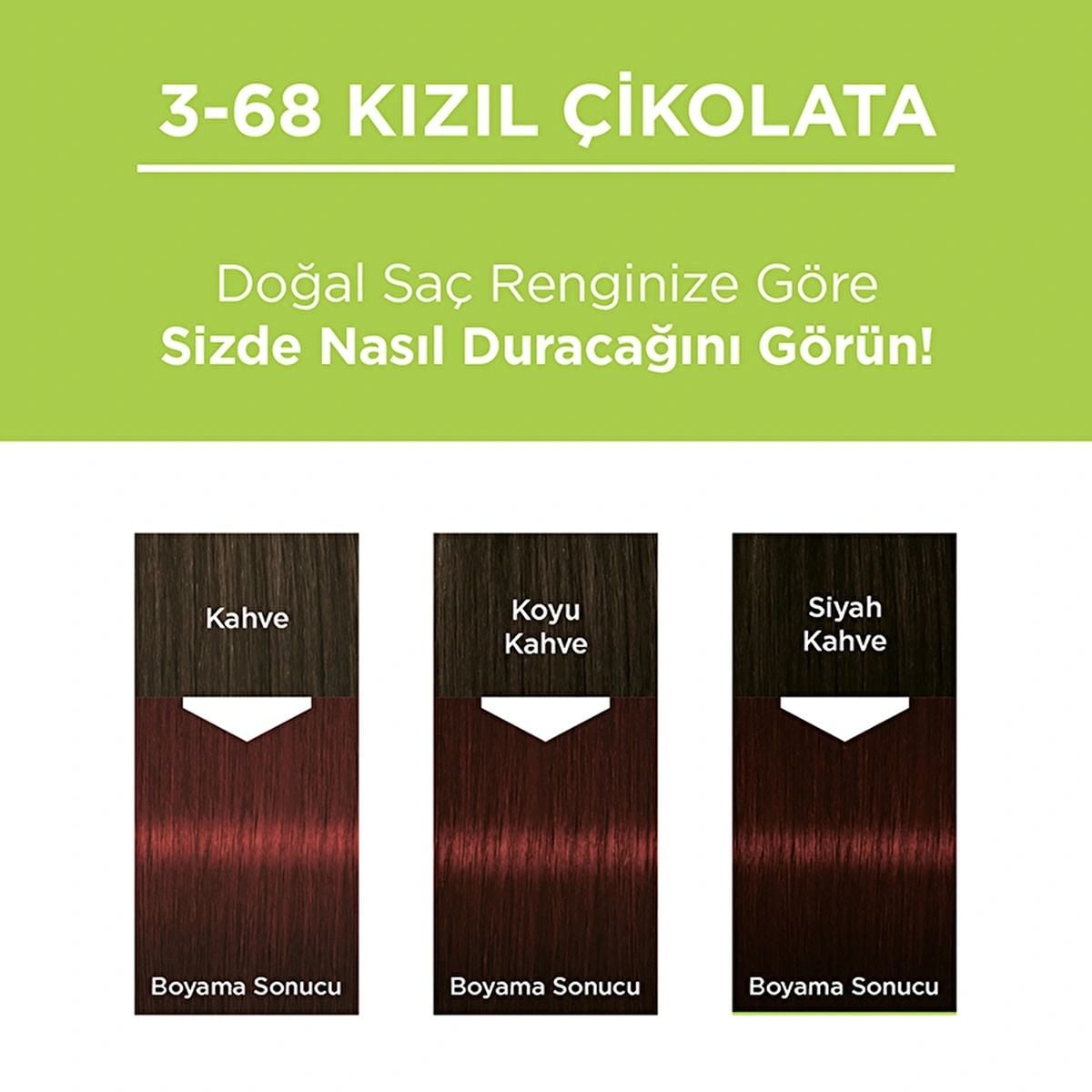 Palette Kalıcı Doğal Renkler Saç Boyası 3-68 Kızıl Çikolata
