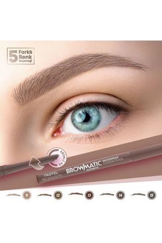 Pastel Profashion Browmatic Auto Waterproof - Kaş Kalemi No: 15