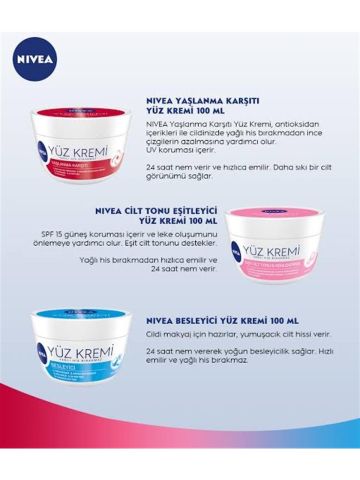 NIVEA Yaşlanma Karşıtı Yüz Kremi 100 Ml