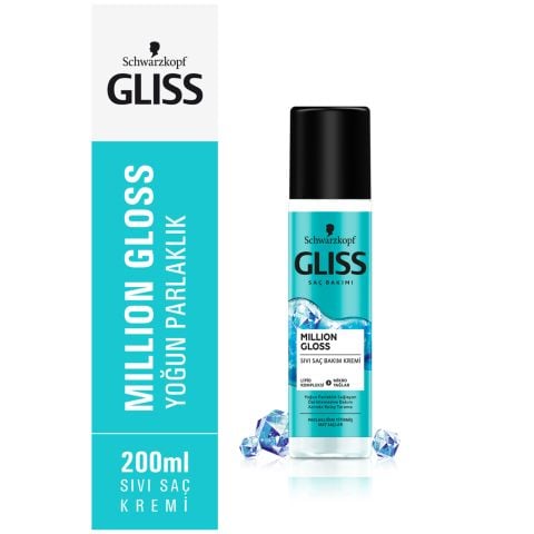 Gliss Schwarzkopf Million Gloss Yoğun Parlaklık veren Sıvı Saç Bakım Kremi