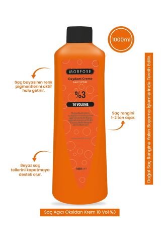 Morfose Oksidan Krem %3 10 Volume 1000 ml