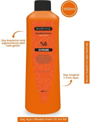 Morfose Oksidan %6 20 Volume 1000 ml