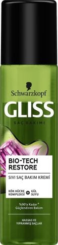 Gliss Bio-Tech Restore - Sıvı Saç Bakım Kremi 200 ml