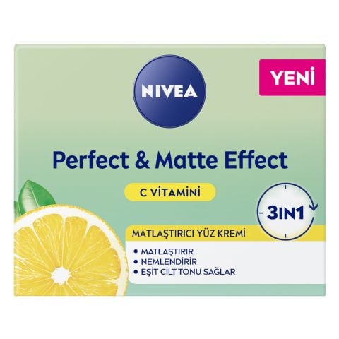 Nivea Perfect & Matte Effect C Vitamini Krem Yüz Kremi 50 ml