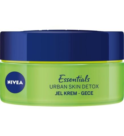 NIVEA Essentials Urban Skin Detox Jel Gece Kremi